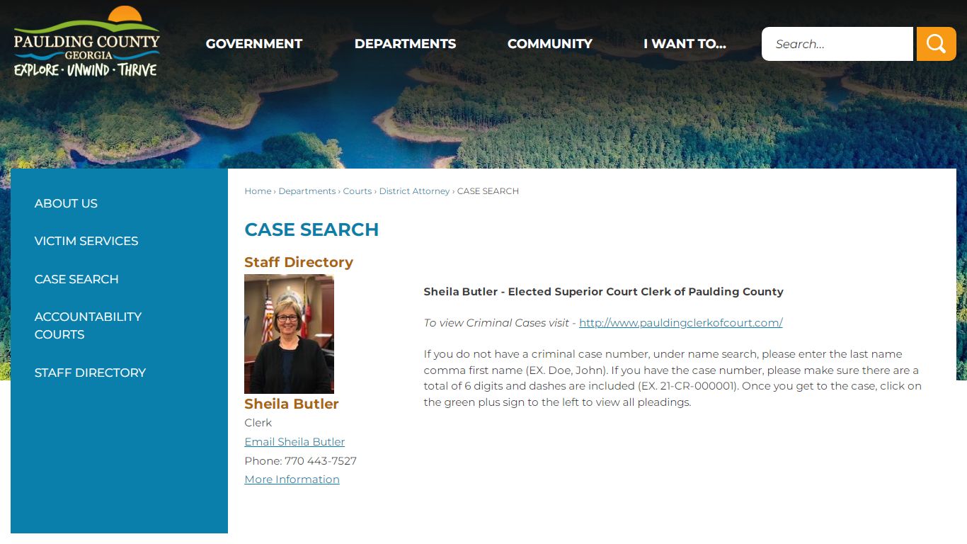 CASE SEARCH | Paulding County, GA